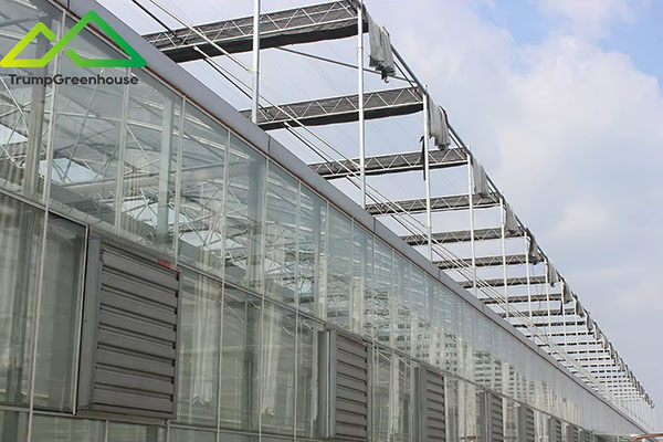 Multi span agriculture greenhouse galvanized steel pipe green house metal frame steel pipe-4