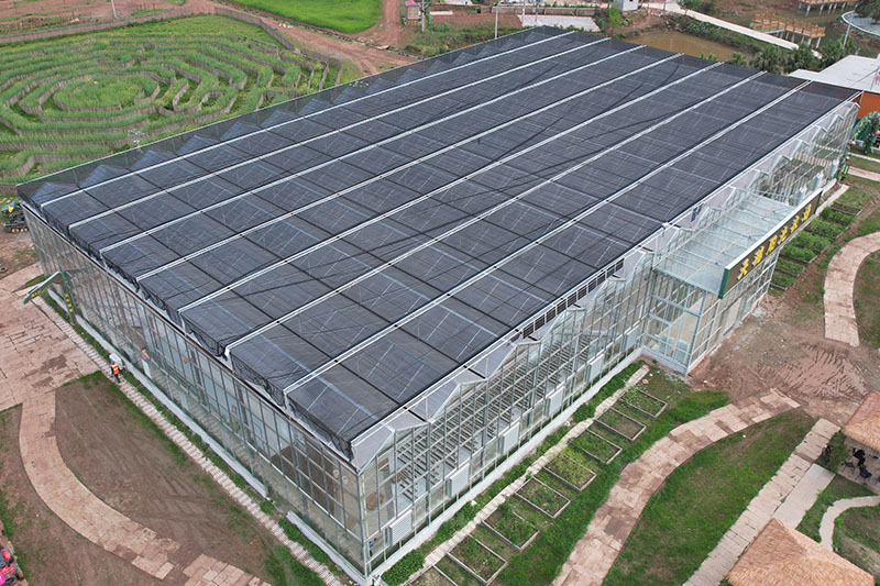 Greenhouse exterior shading design